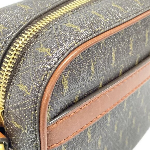 SAINT LAURENT PARIS Camera bag Le Monogram Dark Brown Brown PVC - 959-081925 - Picture 9 of 14